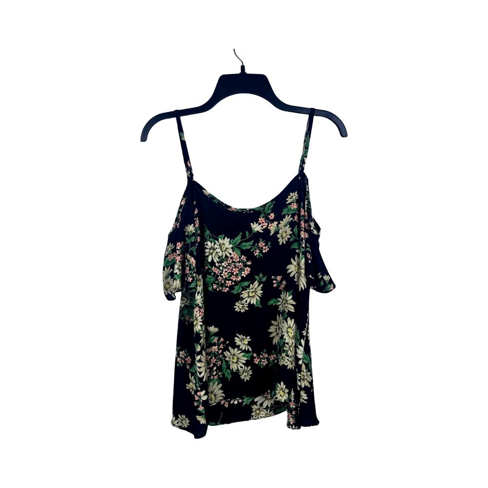Audrey Women`s Off Shoulder Floral Blouse Size Approximately M/L‎